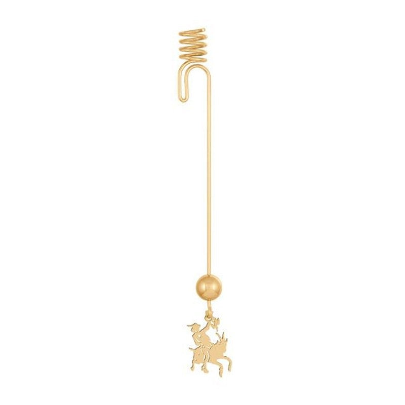 Lysholder med Klods Hans i 18 karat forgyldt messing – Nordahl Andersen
